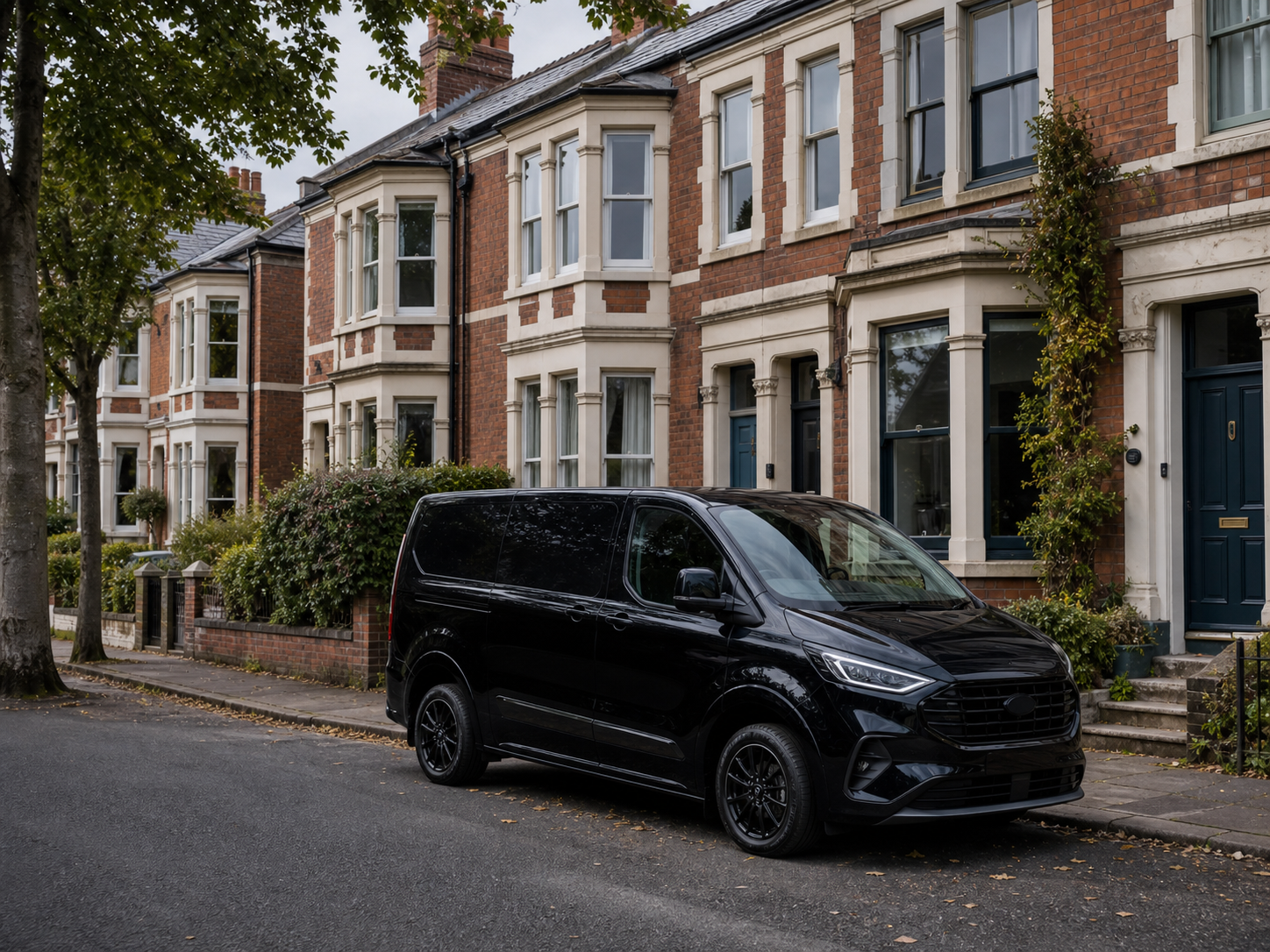 Bristol terrace home with service van outside